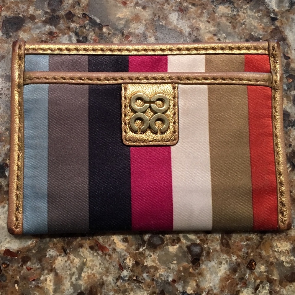 Coach card holder